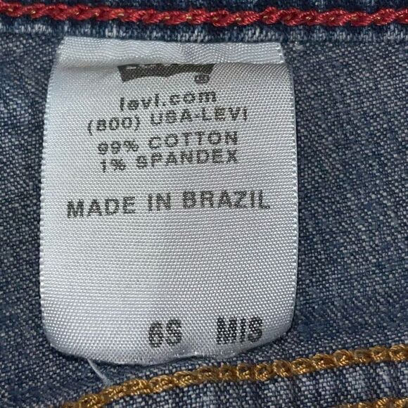 Levi's Womens Size 6 Jeans Blue Faded Cotton Blend Relaxed Fit‎ Bootcut - Picture 9 of 11